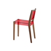 Chaise bois et polycarbonate DJUDE