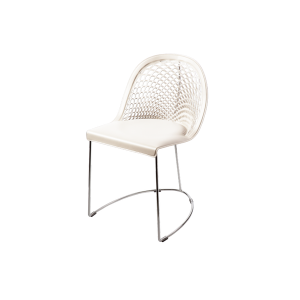 Chaise cuir véritable GILY