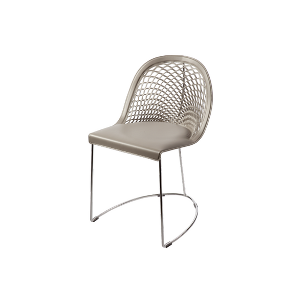 Chaise cuir véritable GILY