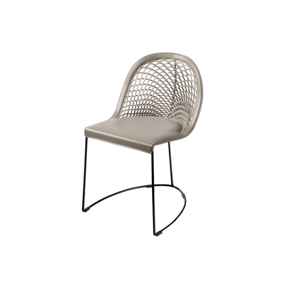 Chaise cuir véritable GILY