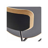 Chaise MAHLER plaqué bois Fenix Noir