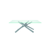 Table fixe MIKADO verre extra clair