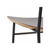 Chaise MAHLER plaqué bois Fenix Noir