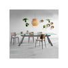 Table fixe PAN verre transparent