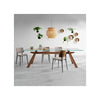 Table fixe PAN verre transparent